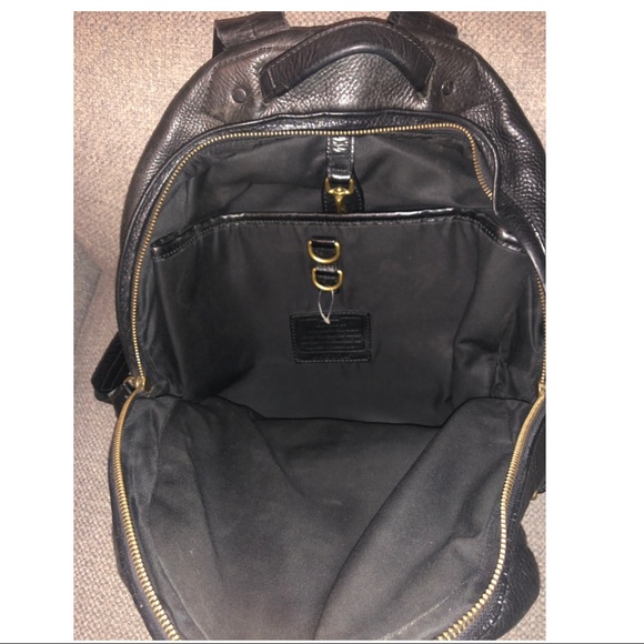 Coach Leather Backpack - Picture 3 of 5